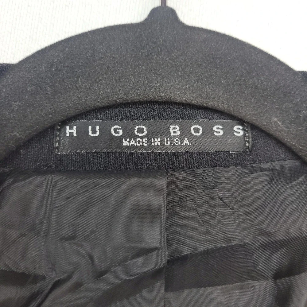 Hugo Boss Blazer Mens 42R Gray Einstein Sigma Virgin Wool Saks Fifth Avenue